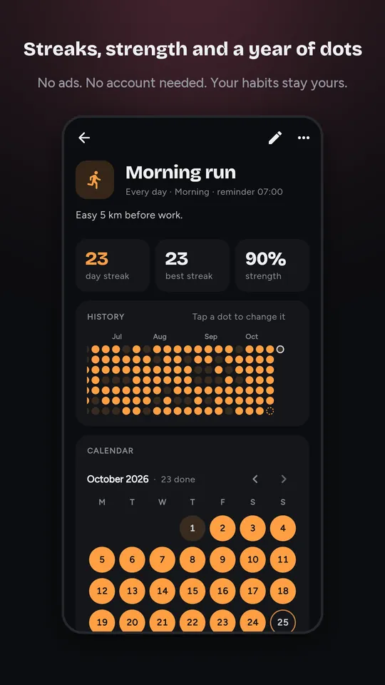 Everdot screenshot: detail