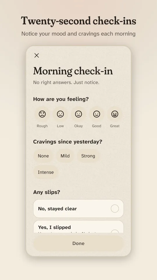 Smallbird screenshot: checkin